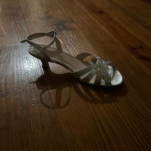 1.5 Inch Classic Women Silver Heel